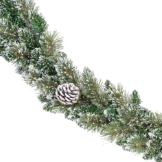 Victoria Garland Frosted 25 cm x L. 270 cm