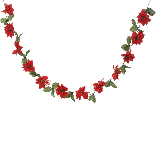 Guirnalda Botánica – Flores de Pascua con Hojas (2 Surtidos)