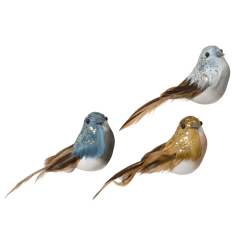 Pájaro decorativo en 3 colores