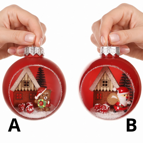 2 Modelos de Bolas Navideñas