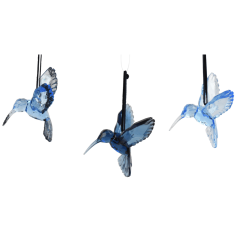 Figuras de Colibrí azul para colgar