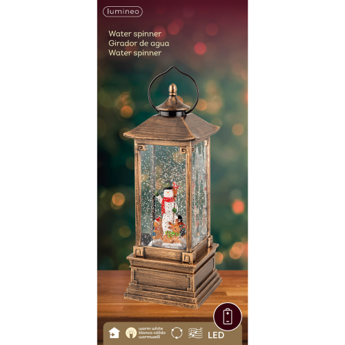 Farol Decorativo de Agua en Remolino LED