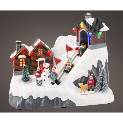LED scenery Holiday adventure snowman