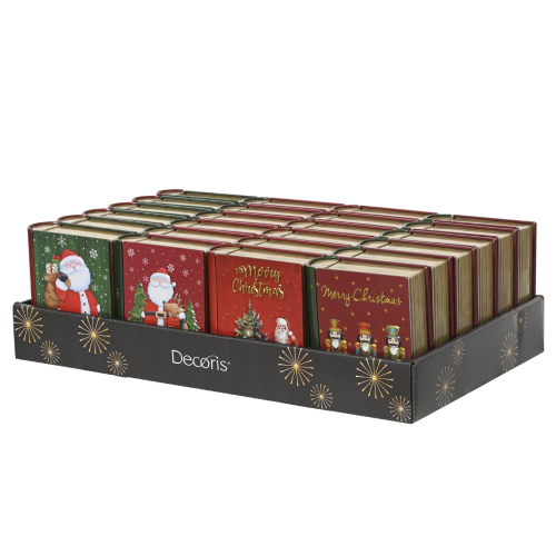 Book-Shaped Metal Tin