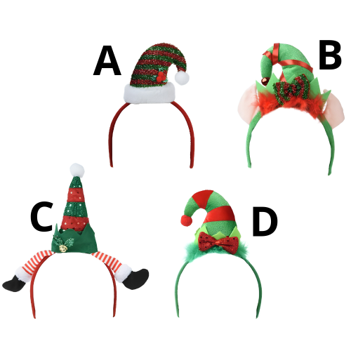Diademas navideñas