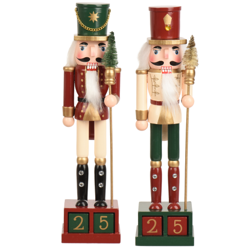 Cascanueces Calendario de Adviento en Madera