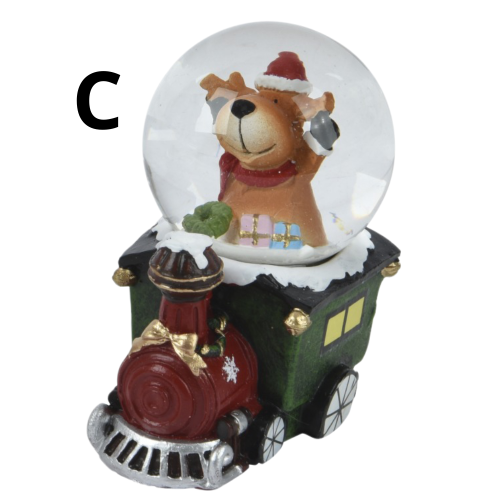 Small Round Glass Snow Globe