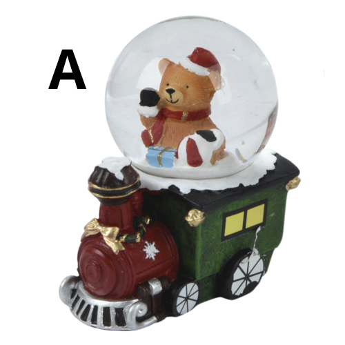 Small Round Glass Snow Globe