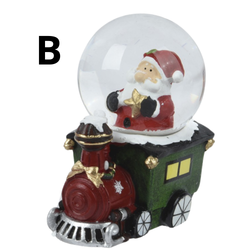 Small Round Glass Snow Globe