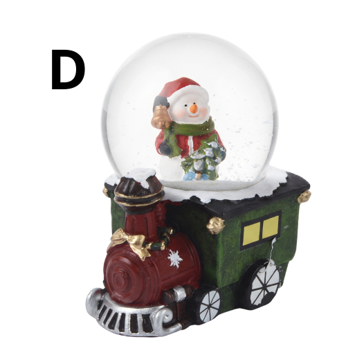Small Round Glass Snow Globe