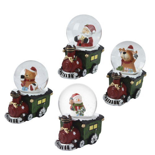 Small Round Glass Snow Globe