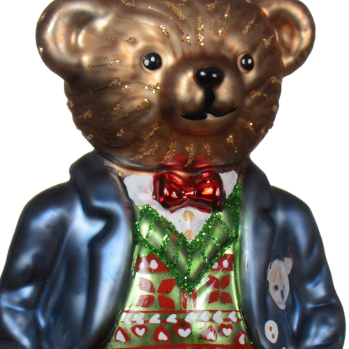 Adorno Colgante de Oso en Cristal
