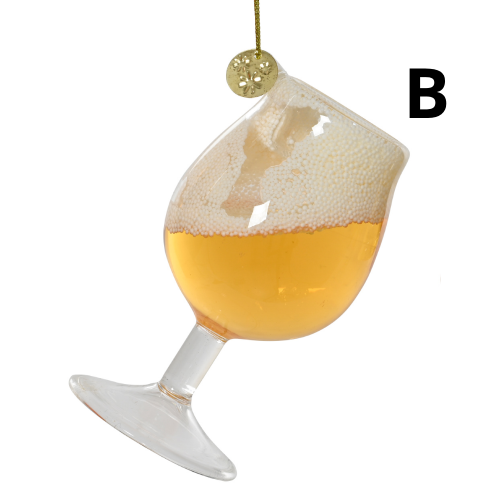 Adornos Colgantes de Botellín de Cerveza con Burbujas