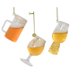 Adornos Colgantes de Botellín de Cerveza con Burbujas