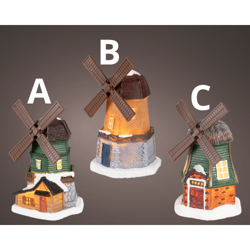 LED Scenery Polyresin Steady
