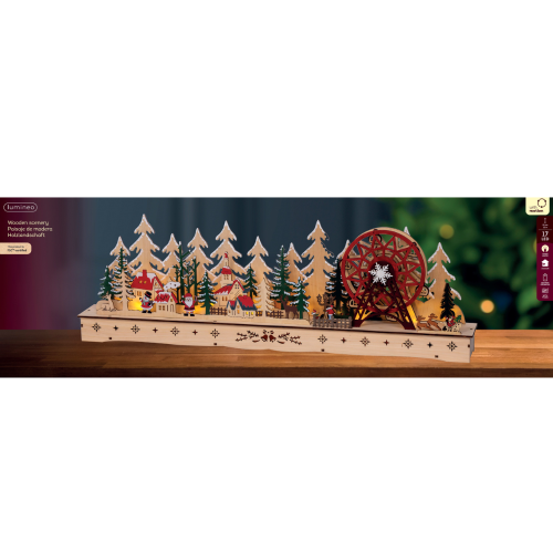 LED Scenery Plywood Steady
