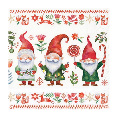 Servilletas Navideñas 3 Personajes