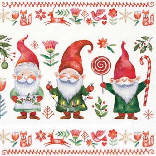 Servilletas Navideñas 3 Personajes