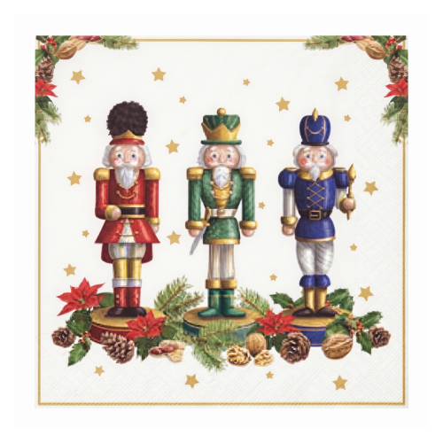Three Soldiers Christmas Napkins
