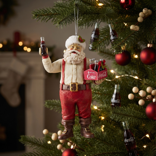 Adorno Papá Noel con Pack de 6 Coca-Cola "5