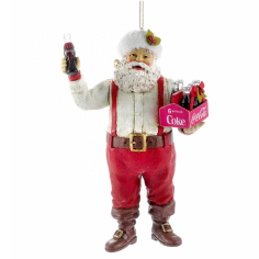 Adorno Papá Noel con Pack de 6 Coca-Cola "5