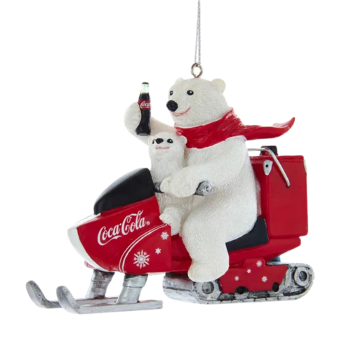 Adorno Poliresina Oso Polar con Cachorro