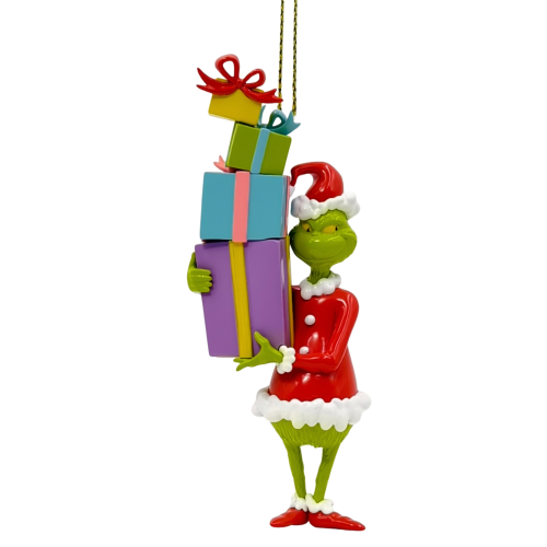 Adorno del Grinch con Regalos