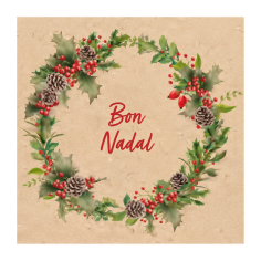 Servilletas Navideñas Reciclables "Bon Nadal"