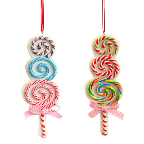 Adornos Navideños Piruletas Surtido de 2