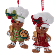 Adornos Muñecos de Jengibre con Cuchara
