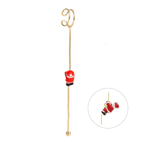 Set aus asymmetrischen weihnachtlichen Ear Cuffs