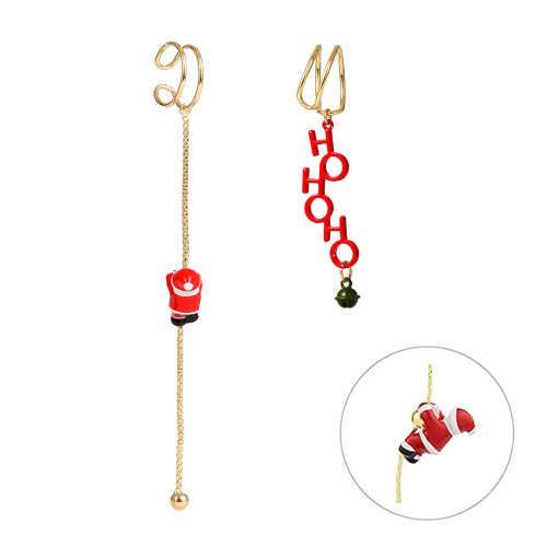 Set aus asymmetrischen weihnachtlichen Ear Cuffs
