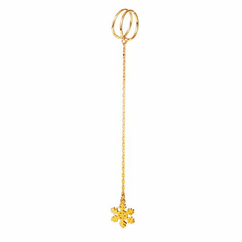 Asymmetrisches Piercing- und Ear-Cuff-Ohrring-Set