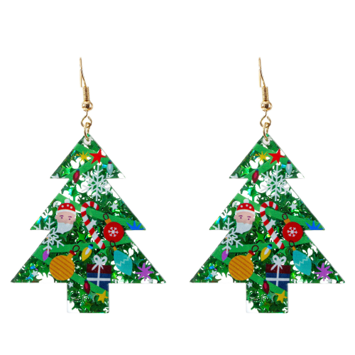 Pendientes Grandes Árbol de Navidad