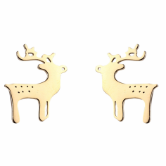 Pendientes de Reno Navideño