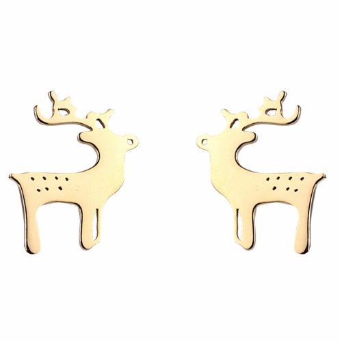 Pendientes de Reno Navideño