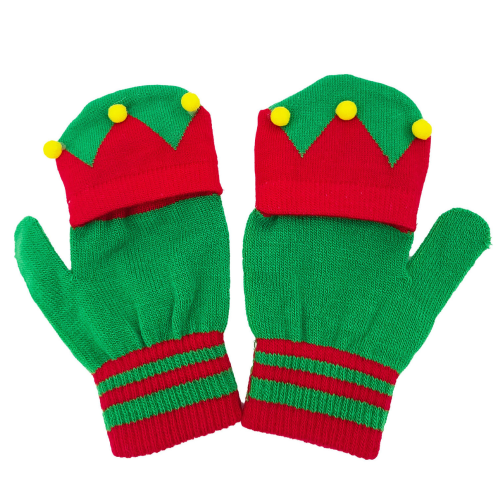 Manoplas 2 en 1 Duende Navideño