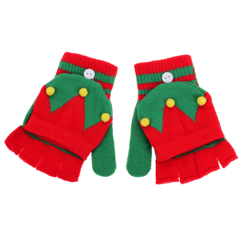 Manoplas 2 en 1 Duende Navideño
