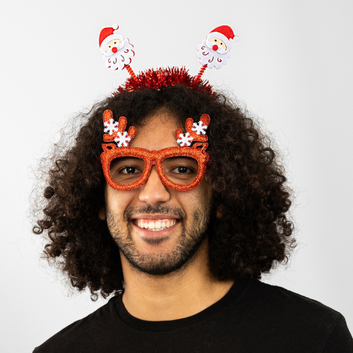 Diadema Festiva de Papá Noel