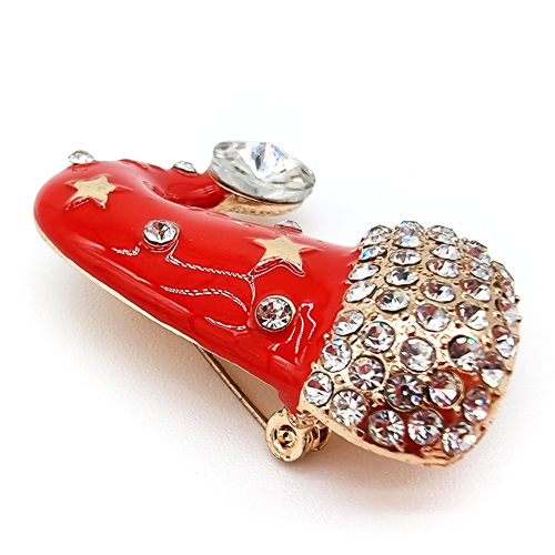 Broche Navideño Gorro de Papá Noel