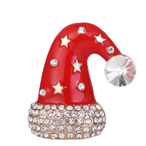 Broche Navideño Gorro de Papá Noel