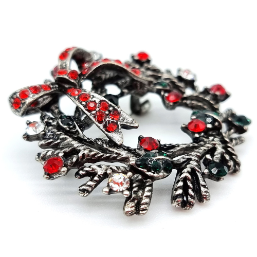 Broche Navideño Corona de Adviento