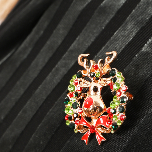 Broche Navideño Reno Rudolph
