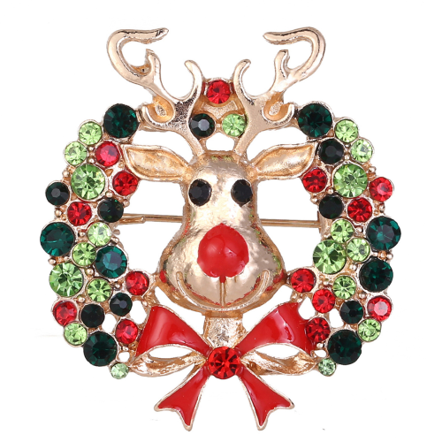 Broche Navideño Reno Rudolph