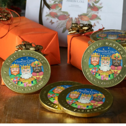 Medallón de Chocolate Reyes Magos Simón Coll