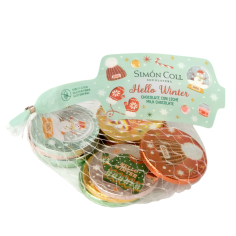 Bolsa de Monedas de Chocolate Hello Winter Simón Coll