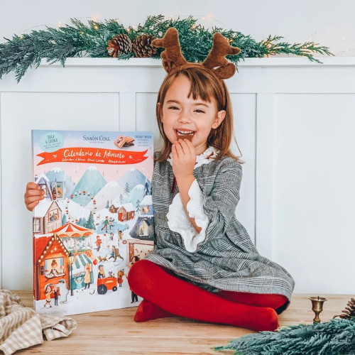 Calendario de Adviento de Chocolate "Mercado de Navidad"