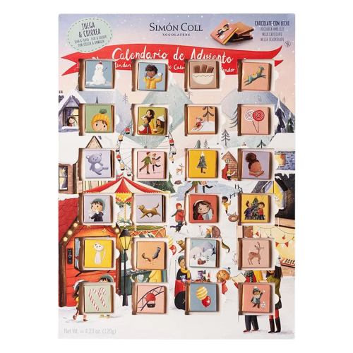 Calendario de Adviento de Chocolate "Mercado de Navidad"