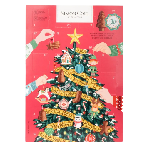 Calendario de Adviento de Chocolate Árbol de navidad