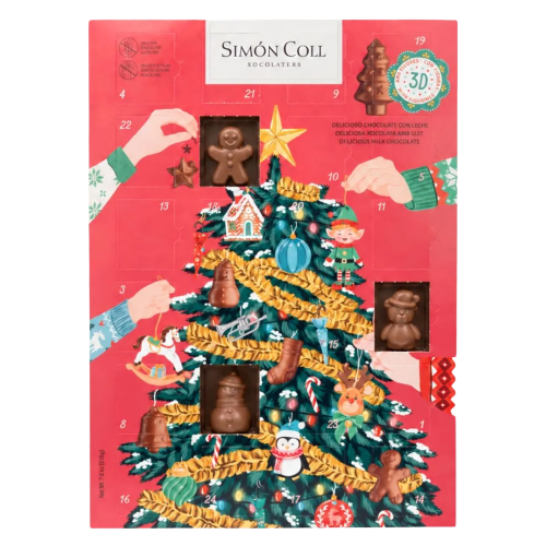 Calendario de Adviento de Chocolate Árbol de navidad